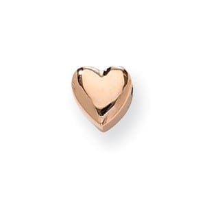 The Spacers, Spacer, 14K Rose Gold, Heart Spacer - Rona K Corp
